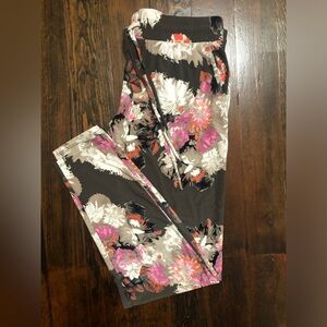 Inc International Concepts Floral Silky Long PJ Pajama Lounge Pants Small